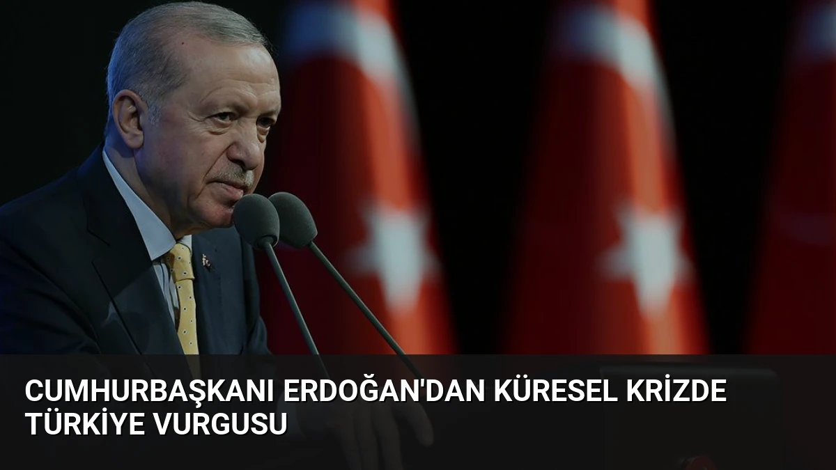 Cumhurbaşkanı Erdoğan’dan Küresel Krizde Türkiye Vurgusu