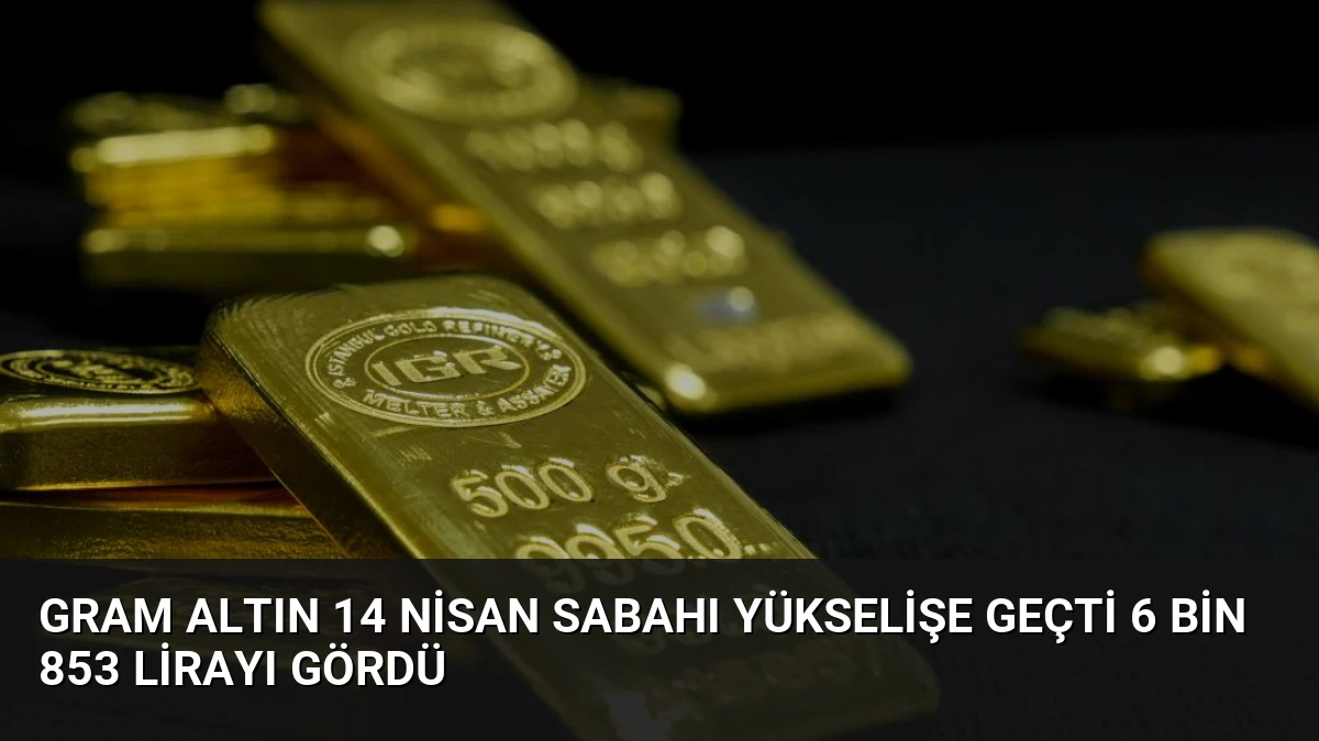 Gram Altın 14 Nisan Sabahı Yükselişe Geçti 6 Bin 853 Lirayı Gördü