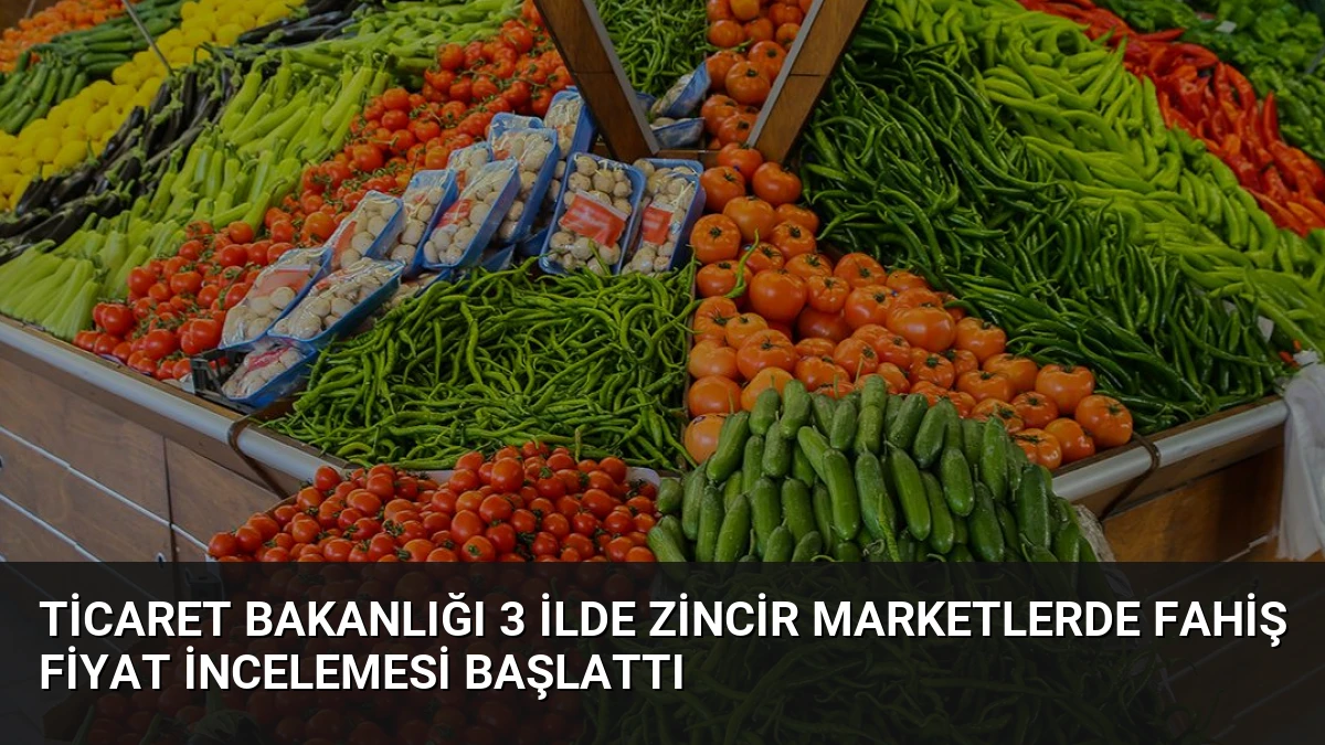 Ticaret Bakanlığı 3 İlde Zincir Marketlerde Fahiş Fiyat İncelemesi Başlattı