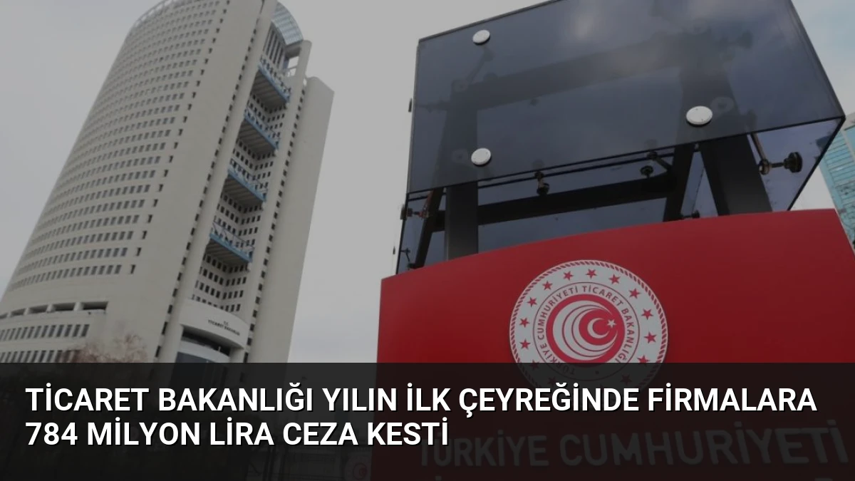 Ticaret Bakanlığı Yılın İlk Çeyreğinde Firmalara 784 Milyon Lira Ceza Kesti