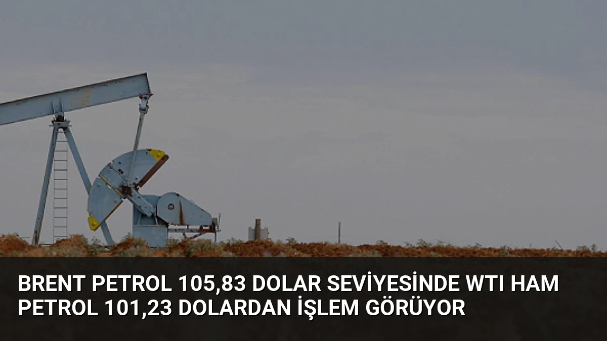 Brent Petrol 105,83 Dolar Seviyesinde WTI Ham Petrol 101,23 Dolardan İşlem Görüyor