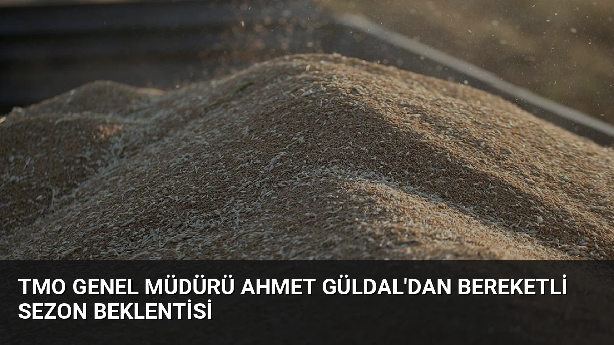 TMO Genel Müdürü Ahmet Güldal’dan Bereketli Sezon Beklentisi