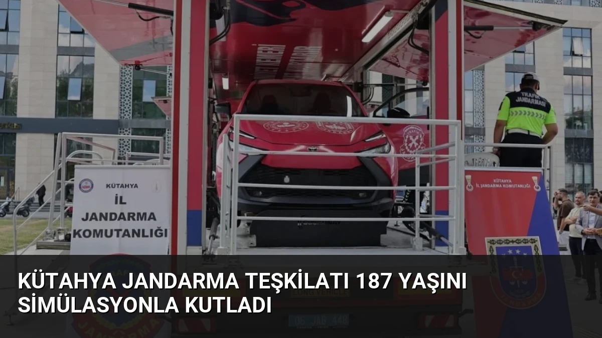 Kütahya Jandarma Teşkilatı 187 Yaşını Simülasyonla Kutladı