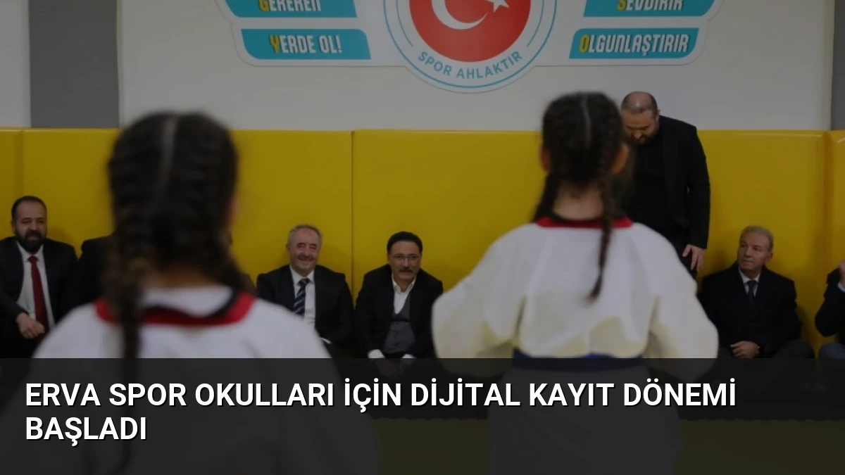 ERVA Spor Okulları İçin Dijital Kayıt Dönemi Başladı